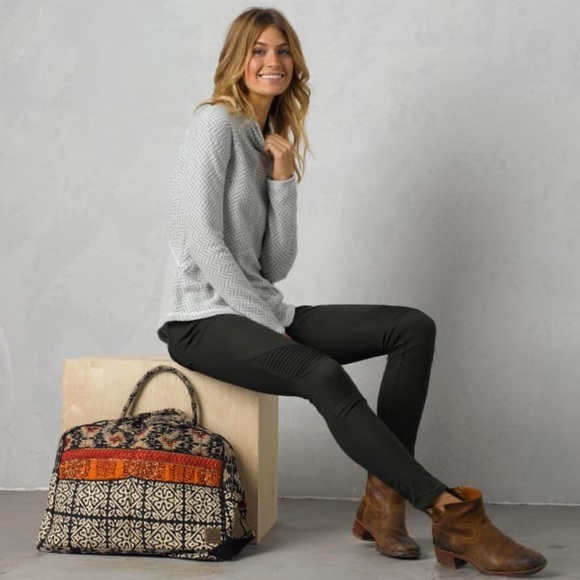 PrAna Mattea Sweater in Light Gray Wool Blend XS - Picture 3 of 14